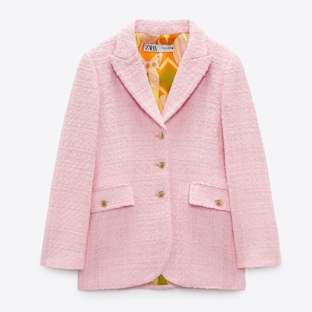 Zara textured blazer, new with tags